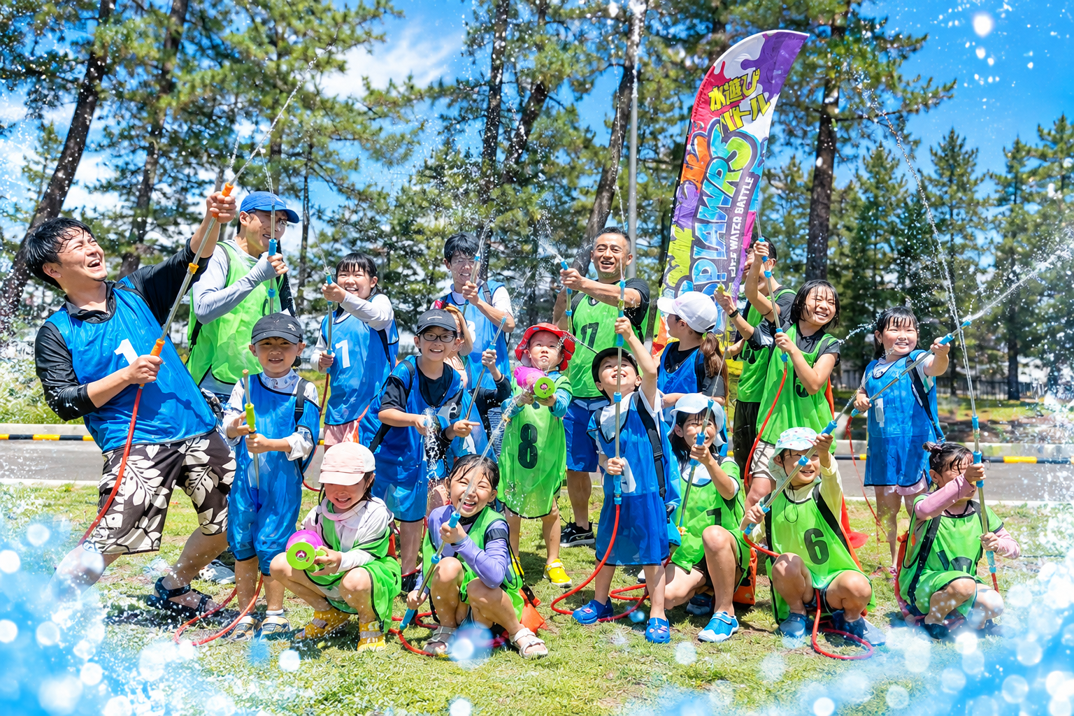 スプラウォーズを楽しむ子どもたち